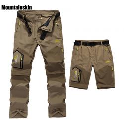 5xl 망 여름 빠른 건조 이동식 바지 야외 브랜드 cloting 남성 통기성 반바지 남자 하이킹 캠핑 트레킹 바지 a009