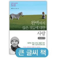 완벽하지 않은 것들에 대한 사랑 큰글씨책 :온전한 나를 위한 혜민 스님의 따뜻한 응원 수오서재
