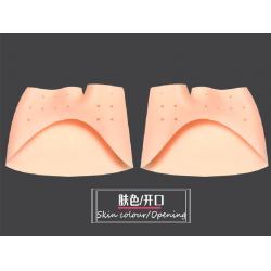 신발 맷돌 발걸이 남녀 발가락 커버 에어 실리콘 얇고 푹신 발끝 앞, 피부색 오픈