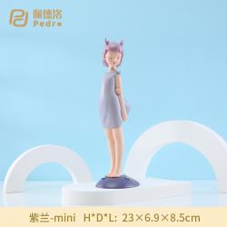 기타주방데코 백야 동화 북유럽식 거실 유니콘 테이블인테리어 장식품 모델하우스 여학생 신혼 선물, T23-바람기다리기 Mini-제비꽃 23*6.9*8.5