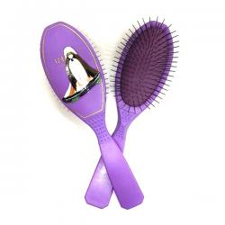 마단브러쉬 패턴 핀브러쉬 Medium 연보라, 시츄4