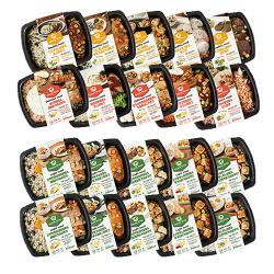 다즐샵 식단관리 도시락 4주 식단 15종 20팩 건강한10팩+맛있는5팩+가벼운5팩 1개