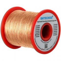 BNTECHGO 28 AWG 자석 와이어 에나멜 동선 에나멜 자석 1.0 파운드 0.0122 인치 자연 PROD10300001191, 상세 설명 참조0, 상세 설명 참조0