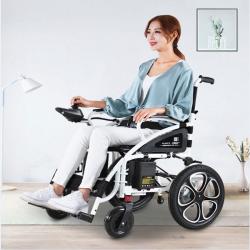 MAIDESTE 보조 접이식전동힐체어 경량 접이식 전동휠체어 수동 전동 전동스쿠터, 1개