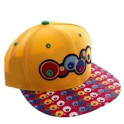 시 헌터 노란색 외계인의 눈짓 City Hunter Yellow Alien Eyes Snapback
