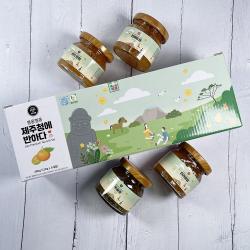 벨롱벨롱 제주청에 반하다 120g x 4개 (한라봉청 천혜향청 레드향청 풋귤청)