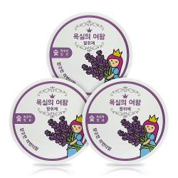 욕실의여왕 다목적 실내_욕실탈취제 라벤더향 230g 3개 탈취제