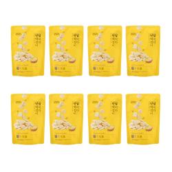자연공유 단백질이 답이다 단답 단백질 과자 칩 마늘빵 맛 50g, 50g, 8개
