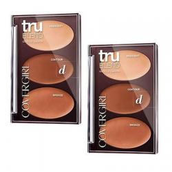 COVERGIRL 커버걸 트루 블렌드 등고선 팔레트 d - 다크 깊이 2개 팩 PROD700003548, 상세 설명 참조0, One Color