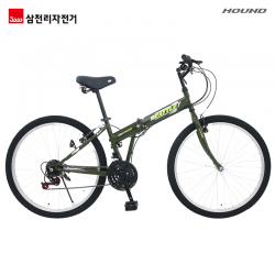 2020 삼천리 접이식 자전거 시애틀F 21단 26인치 MTB, 미조립(박스), 블랙