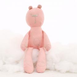 봉제완구 가능 물어뜯다 달래는 토끼 공공의 어린 수면 허그 쿠션 봉제인형 여자아이 생일선물 1745279297, 곰을 위로하다 -핑크, 60 센치 (수장 _쇼퍼 =기프트 포