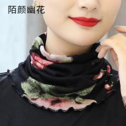 호찬 방한용넥워머 방한넥워머 더블레이어 양털 풀오버 여성 목보호대 숏 겨울 가을 두꺼운 보온 니팅머플러 넥케이프 페이크카라
