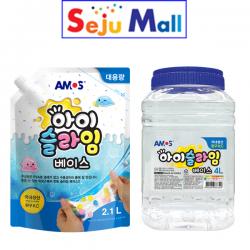 아모스 물풀 1200 2100ml 4L 종이나라 2500ml 슬라임, A.아모스2100ml-대용량(파우치)