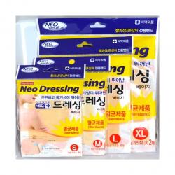 네오드레싱(살색) 멸균제품 드래싱밴드 찰과상 큰상처 전용밴드, S×1개