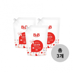 비앤비 섬유세제 1500 ml 리필, 3개