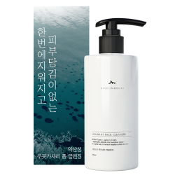 시슨드시 한번에 지워지고 피부당김이 없는 약산성 우뭇가사리 폼 클렌징 1개 200ml