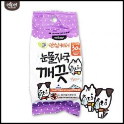 OT 애견 반려견 눈곱 강아지관리 눈물 얼룩 자국 관리 30매 물티슈 애견용품 반려견용품, OWTD 1