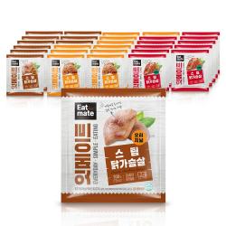 [랭킹닭컴] 잇메이트 스팀 닭가슴살 혼합구성, 100g, 30팩