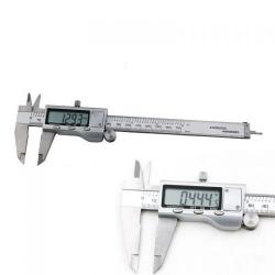 [해외] 1pcs 6 "150mm 금속 housed 십진수 디지털 버니어 캘리퍼스 마이크로 미터 측정, 1개