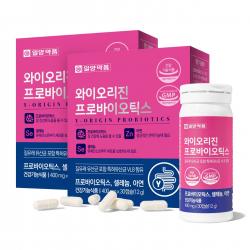 일양약품 와이오리진 프로바이오틱스 유산균, 30캡슐, 2박스