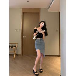 데님스커트패션 G반신 계략이 일치하다 고기 드레스이다 SIXONE 아름다운 옥 새 치마철 6 소 여름 자 2315514356