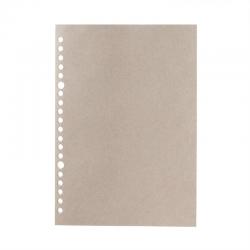 제본용지 인쇄가 없는 양품 MUJ I 가능 벗기다 으로 사용되다 의 노트북, 그레이 210mm ×148mm /20