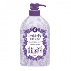 무궁화 샤워때비누 라벤더 700ml 각질제거 스크럽 바디워시