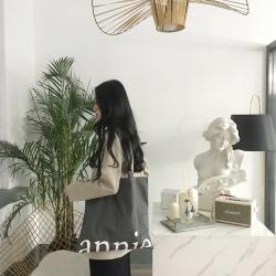 위파인더 새로운 회색 한국어 ins 같은 캔버스 가방 간단하고 다목적 원 숄더 여성 환경 보호 가방은 차갑다