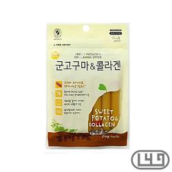 빠삐용 애견고기간식 간단 개고기간식 고구마콜라겐, 1개