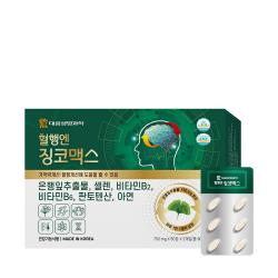 대웅생명과학 혈행엔 징코맥스 120정 1개