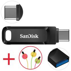 샌디스크 울트라 듀얼 고 C타입 Usb 3.1 Sdddc3 메모리 대용량 부팅 암호설정 사은품 128gb
