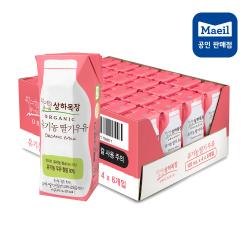 매일유업 매일상하목장 유기농 딸기우유 125ml, 24개