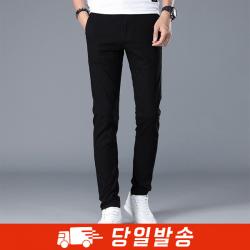 장바9니 남자 슬림핏 코튼스판 간절기팬츠 캐주얼 남성바지 슬랙스