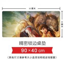 마우스패드 이누야샤 캐릭터마우스 깔다 살생을 도저히 벗어날 수 없는 상황 리시안시스 빅사이즈 두꺼운 옆 1071448907, 5820 타입, 후한 돈 3밀리미터 80 *30cm