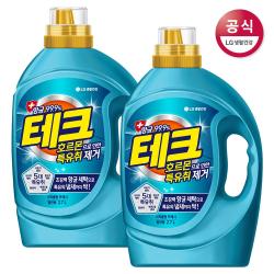 테크 호르몬 특유취제거 액체세제 일반 2.7L, 2개