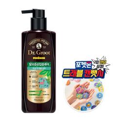 닥터그루트X포켓몬 집중케어 지성 두피용 샴푸 400ml_이상해씨 + 뱃지(24종 중 1종 랜덤 발송), 단품