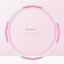 ZZJJC 훌라후프 탈부착 가능 훌라후프 슬림 보디빌딩 기구 마사지 코튼 스트라이프, 팔절(블루+화이트) 3근무겁다.