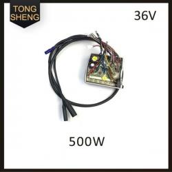 IMEIQI 전기 자전거 Tongsheng TSDZ2 교체 250/350/500W 중반 드라이브 모터 내부 36/48V 컨트롤러 변환 키트, 8PIN 36V 500W