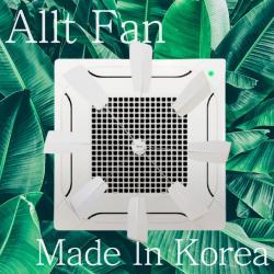 코어템코리아 올트팬 히터바람개비 에어컨바람개비 바람개비 무동력 날개 바람막이 천장형 공기순환팬 화이트