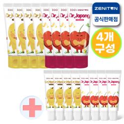 제니튼 닥터제니 망구 자퐁 어린이 주니어 초등학생 치약 (8세부터 13세) 4개 + 미니치약 4개, 닥터망구4개+미니치약4개