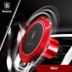 Baseus 베이스어스 스피너 마그네틱 차량용 송풍구거 거치대 휴대폰용품 자동차, 실버, 1개