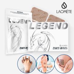 라오메뜨 전설의패치 레전드 손가락 손목 족저근막 무릎 발바닥 종아리 뒷목 목 어깨 허리 다리 관절 근육 등 붙이는 자석 일본 대체 동전 통증 패치 (구)이런 시원한 파스, 전설의패치 레전드 1개