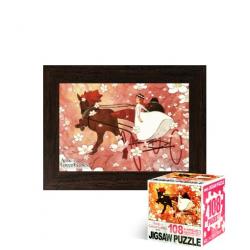 퍼즐피플 빨강머리앤 108피스 직소퍼즐 모음, 미니큐브 꿈속에서 108P 액자포함(108피스자체제작월넛), 108p