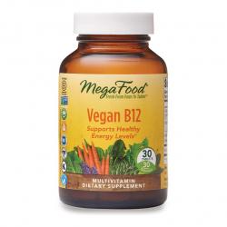 MegaFood (2팩) 메가푸드 비타민B6 + 비타민B12 엽산 비트 30정 악성빈혈 브레인포그, 1mg, 2개