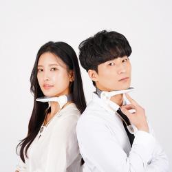 젠인 올리고내리고 바른자세 거북목 교정 목지지대, L 사이즈 1개