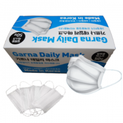 가르나 데일리 마스크 국내생산 국산원단 일회용 정전 MB필터 배송 덴탈 비말차단 비말 50매 여름 여름용 쿨 숨쉬기편한 국내산 국산 1회용 로켓 로캣, 1박스