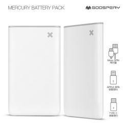 [바보사랑]머큐리 보조배터리 4000mAh, C타입