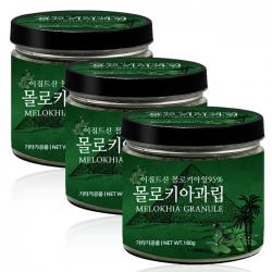 푸른들판 이집트산 몰로키아 과립, 3통, 180g