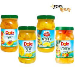 Dole 돌 후룻바틀 8개 황도2개+망고2개+파인애플2개+트로피칼2개 666g