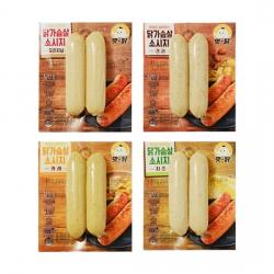 푸드원 닭가슴살 소시지 4종 120g X 20팩, 소시지 골고루 20팩